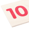 JOH Montessori Wooden Number And Counter Match-up Puzzle for Kids