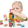 JOH Montessori Owl Stacking Blocks Puzzle for Kids