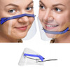 1PC Mini Face Shield Washable Reusable Comfortable Mask Transparent PVC
