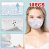 10 PCS Adults' Print Mask Disposable