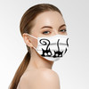 20 PCS Mask Cute Protective Adults Protector Very Funny Cat Prints