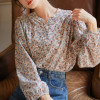 Long Sleeve Chiffon Blouse Women Floral Print Blouses Long Sleeve Chiffon Blouse Women Floral Print Blouses