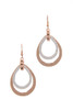 Double Teardrop Shape Earring