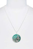 Stylish Sea Turtle Circle Pendant Necklace Stylish Sea Turtle Circle Pendant Necklace