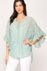 Leopard Printed Crepe Top