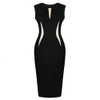 Blanca Fashion Women Slim Bodycon Party Cocktail Pencil Dress Black Vestido Blanca Fashion Women Slim Bodycon Party Cocktail Pencil Dress Black Vestido