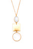 Fashion Modern Drop Necklace And Earring Set