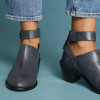 Boots - Women Chunky Heel Zipper Boots