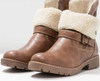 2019 Women Warm Retro Leather Martin Ankle Boots