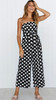 Polka dot wide leg jumpsuit Polka dot wide leg jumpsuit