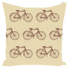 Vintage Bicycle Throw Pillow