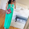 Maternity Solid Color Strapless Maxi Dress