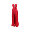 Maternity Solid Color Strapless Maxi Dress
