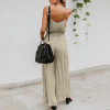 Maternity Plain Sling Strap Loose Jumpsuit