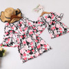 Mother Daughter Bohemian Beach Floral Beach Dress