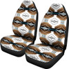 Cofitichequi White Set of 2 Car Seat Covers