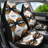 Cofitichequi White Set of 2 Car Seat Covers