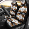 Cofitichequi White Set of 2 Car Seat Covers