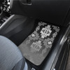 Black and White Treaty Front Car Mats (Set Of 2)