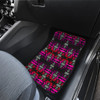 Black Fire Pink and Red Front Car Mats (Set Of 2)