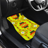 Seven Tribes Yellow Front Car Mats (Set Of 2)