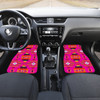 Seven Tribes Pink Front Car Mats (Set Of 2)