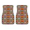 Seven Tribes Gray Front Car Mats (Set Of 2)