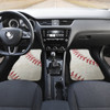 Baseball Front And Back Car Mats (Set of 4)
