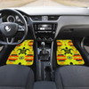Turtle Yellow Orange Front And Back Car Mats (Set Of 4)