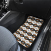 Cofitichequi White Front Car Mats (Set Of 2)