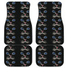Blue eyed Cat Car Floor Mat
