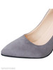 Plain Stiletto High Heeled Velvet Point Toe Date Office Pumps