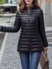 Band Collar Plain Coat
