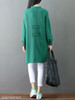 Band Collar Plain Trench Coat