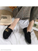 Plain Flat Velvet Round Toe Date Office Comfort Flats