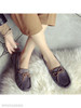 Plain Flat Velvet Round Toe Comfort Flats