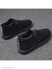 Plain Flat Velvet Round Toe Casual Outdoor Ankle Flat Boots