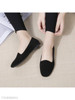 Plain Flat Velvet Round Toe Casual Date Comfort Flats