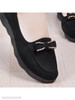 Plain Flat Velvet Round Toe Casual Date Comfort Flats