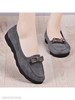 Plain Flat Velvet Round Toe Casual Date Comfort Flats