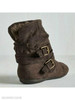 Plain Flat Velvet Round Toe Casual Outdoor Flat Boots