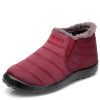 Plain Flat Round Toe Casual Ankle Flat Boots