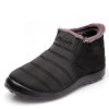 Plain Flat Round Toe Casual Ankle Flat Boots