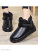 Plain Flat Round Toe Casual Ankle Flat Boots