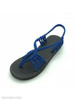 Plain Flat Ankle Strap Peep Toe Casual Flat Sandals