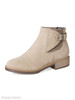 Plain Chunky Low Heeled Round Toe Date Outdoor Short Flat Boots