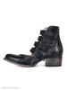 Plain Chunky Low Heeled Round Toe Casual Date Ankle Flat Boots
