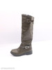 Plain Chunky Low Heeled Round Toe Casual Date Flat Boots