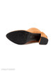 Plain Chunky High Heeled Velvet Point Toe Date Outdoor Short High Heels Boots