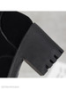 Plain Chunky High Heeled Velvet Round Toe Date Outdoor High Heels Boots